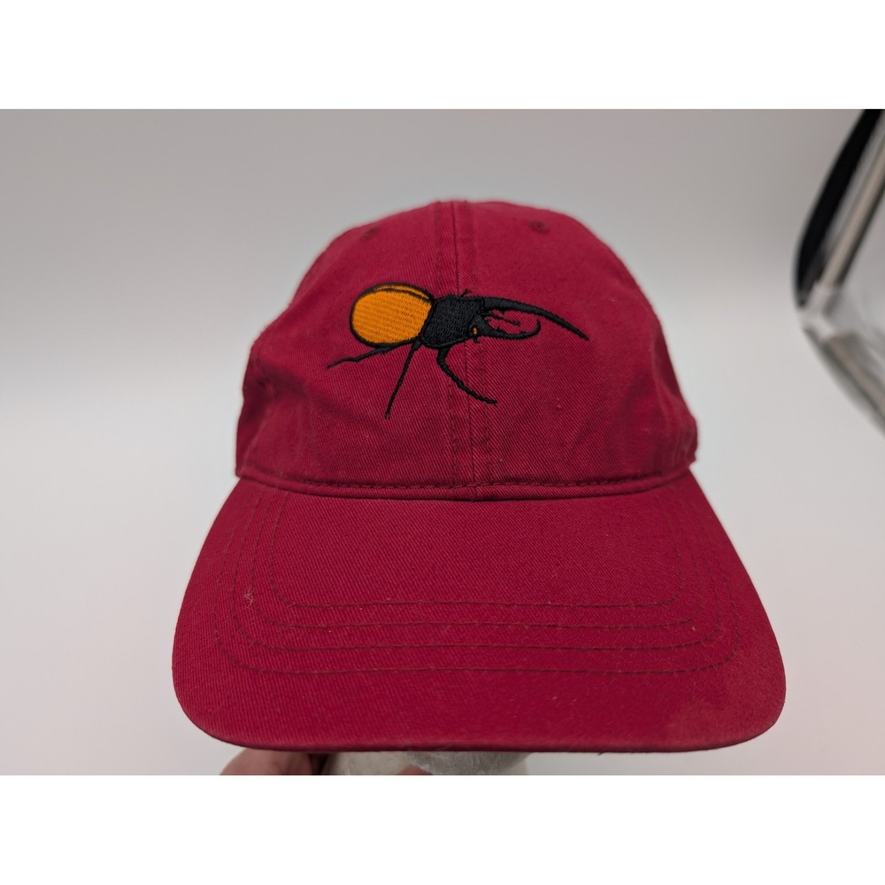 Saint Louis Zoo Hercules Beetle Hat Burgundy Red Adjustable Cap America